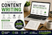 write SEO optimized blog posts and website content