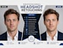 do professional headshot retouching and skin editing