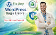 fix wordpress critical errors and broken website issues