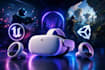 develop oculus meta quest VR games using unity  unreal engine and multiplayer