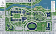design 2d 3d vector map campus map school map university facility wayfinding map