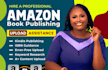 book edit upload and publish your book on amazon KDP professionally