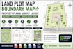 create land plot map, boundary map, property plan, and survey layout