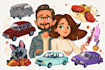 create costumized cartoon illustration