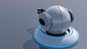 model custom military assets, low poly sci fi turret,mechanical design,game prop