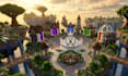 create custom minecreaft city map medieval city spawn map lobby bedrock builder