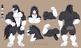 create ref sheet furry reference sheet fursona ref sheet furry art custom art