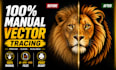 vectorize redraw logo and convert to vector