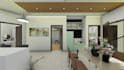 interior design for bed room, bath, kitchen,3d floor plan
