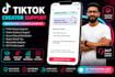 create and optimize a professional UK tiktok account
