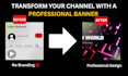 a professional youtube channel banner