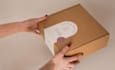 design subscription box sealing sticker, packaging label and sleeve design