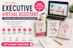 be your executive virtual assistant for admin, canva and social media management