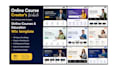 create online course creators website using wix