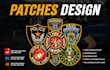 design custom patch, badge, emblem and sticker