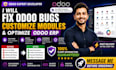 fix odoo bugs customize modules with optimize odoo erp