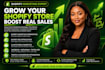 be your professional shopify marketing expert