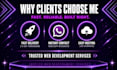 design a custom responsive website with whatsapp chat integration