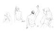 do simple sketch bust or hips up