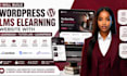 build wordpress lms elearning webstie with learndash tutor lms learnpress