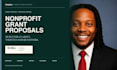 research and write a professional nonprofit grant proposal