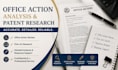 uspto office actions and provide patent research support