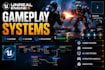 create unreal engine 5 blueprint gameplay systems, ai, UI, and prototypes