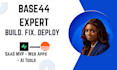 base44 expert replit vibe coding expert fix base44 app web app debugging