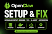 fix openclaw setup, install docker vps ai agent claude code installed openclaw