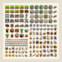 2d pixel art tileset, tilemap, background, game environment, sprite sheet, asset