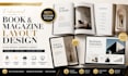design minimalist magazine layout presentation amazon KDP ingram spark ebook