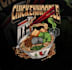 make chicken noodle, pickle character, wolf logo and vector art
