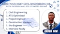 write an ats civil engineer resume that lands interviews