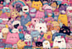 make custom cute kawaii doodles stickers illustration