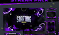 design animated twitch stream overlay, kick stream overlay and twitch logo