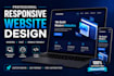 design a responsive website using HTML CSS bootstrap