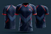 design sublimation football jersey