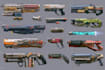 create weapon design and illustration