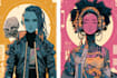 do cyberpunk futuristic city art