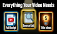 write finance and economics youtube video scripts