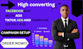 setup tiktok ads, tiktok advertising, fb and instagram ads google ads campaign