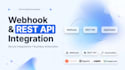build webhook and rest API integrations to automate your business