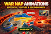 make short form map animation content for tiktok