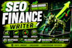 write SEO finance, investing, stocks and forex articles