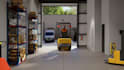 create 3d industrial animation, 3d industrial walkthrough, warehouse animation