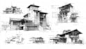 create urban sketches and architectural illustrations