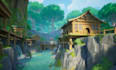 stylized modular low poly 3d game evironment level design unity ue5 game assets