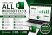 do any microsoft excel task professionally