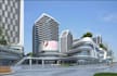remodel shopping complex, retail store design, commercial mall, cgi plaza facade