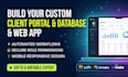 build softr web app with airtable database and automation